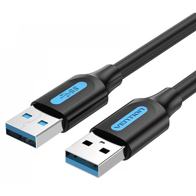 Product Καλώδιο USB Vention USB 3.0 A Male to A Male 3M Black PVC Type (CONBI) base image