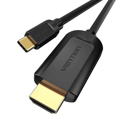 Product Καλώδιο USB Vention Type-C to HDMI 2M Black (CGUBH) base image