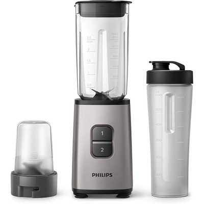 Product Μπλέντερ Philips για Smoothies 1lt 350W Γκρι (HR2604/80) base image