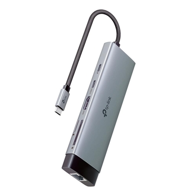 Product Docking Station TP-Link USB-C with HDMI 4K PD Ethernet Gray (UH9120C) base image