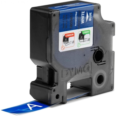 Product Ταινία Ετικετογράφου DYMO Ind Rhino Tape Vinyl White On Blue 19mm (1805417) (DYM1805417) base image