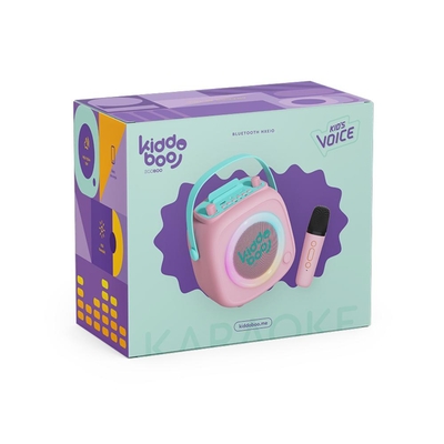 Product Παιδικό Παιχνίδι Kiddoboo KidsVoice BT Speaker & Mic Pink (KB23028PNK) base image