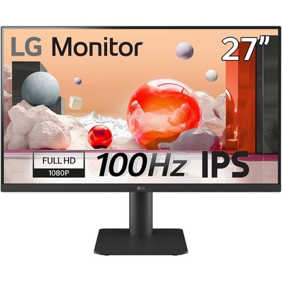 Product Monitor 27" Lg 27ms550-B Ips Fhd 27" With Speakers (27ms550-B.Aeu) (Lg27ms550-B) base image