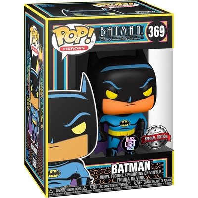 Product Φιγούρα Funko Pop! Heroes: Batman The Animated Series - Batman (Blacklight) #369 Special Edition (FNK17256) base image