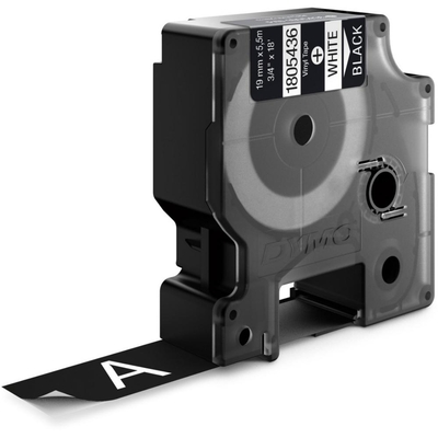 Product Ταινία Ετικετογράφου Dymo Ind Rhino Tape Vinyl White On Black 19mm (1805436) base image