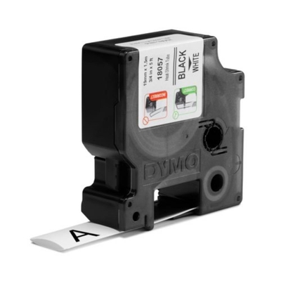 Product Ταινία Ετικετογράφου DYMO Ind Rhino Tape Black On White 19mm (S0718330) (DYM18057) base image