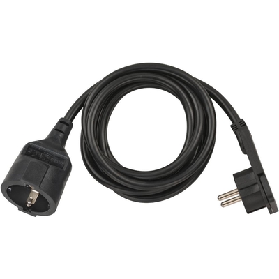 Product Καλώδιο Προέκτασης Brennenstuhl με Επίπεδο Φις 2m/ H05VV-F/ 3G1,5 Black (1168980020) (BNN1168980020) base image
