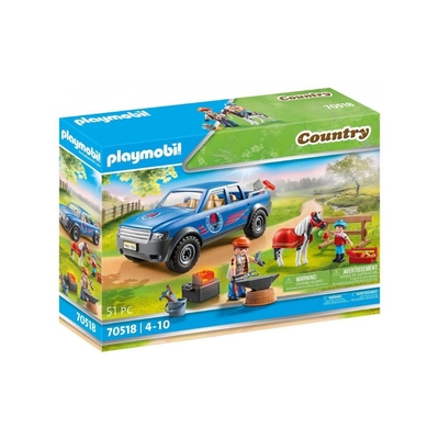 Product Playmobil Country Mobile Blacksmith with Light Effect για 4-10 ετών (70518) (PLY70518) base image