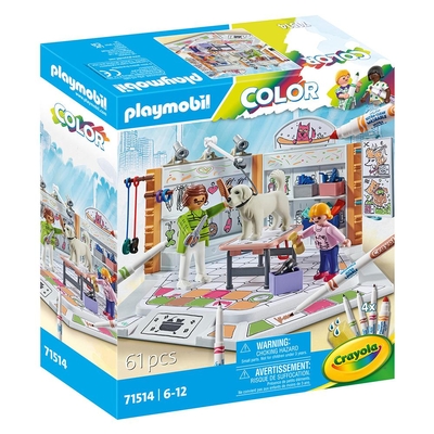Product Playmobil Color Κομμωτήριο Σκύλων για 6-12 ετών (71514) (PLY71514) base image