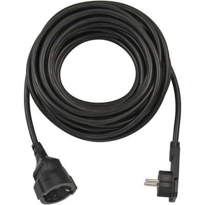 Product Καλώδιο Επέκτασης Brennenstuhl Quality with Flat Plug 10m H05VV-F3G1.5 black (1168980010) (BNN1168980010) base image