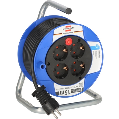 Product Μπαλαντέζα 4 Θέσεων Brennenstuhl Garant Compact με Καλώδιο 15m/ H05VV-F/ 3G1,5 Black (1079180004) (BNN1079180004) base image