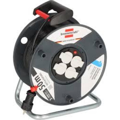 Product Μπαλαντέζα 4 Θέσεων Brennenstuhl Garant με Καλώδιο 50m/ H05VV-F/ 3G1,5 Black (1205066) (BNN1205066) base image