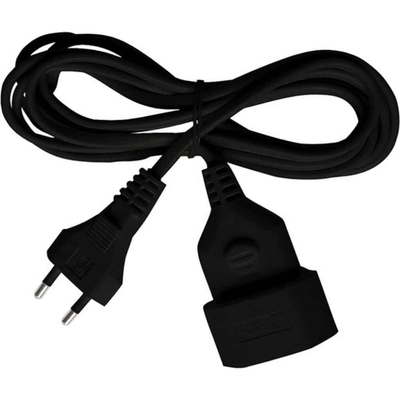 Product Καλώδιο Προέκτασης Brennenstuhl Plastic 5m black H03VVH2-F 2x0,75 (1161800) (BNN1161800) base image