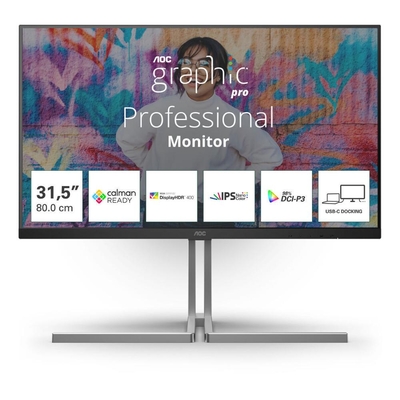 Product Monitor 32' AOC U32U3CV UHD Graphic Pro base image