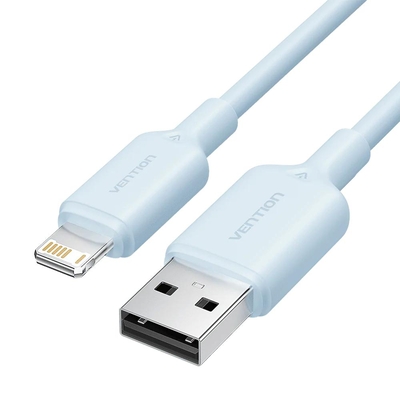 Product Καλώδιο USB Vention 2.0 A M to Lightning M 2.4A 2M Blue PVC Type (LAMSH) base image