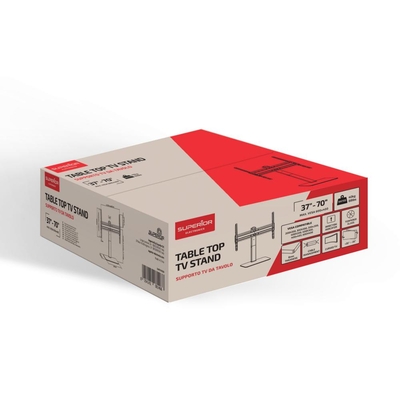 Product Βάση Τηλεόρασης Superior Επιτραπέζια Γυάλινη Tabletop 37"-70" (SUPSTV020) base image