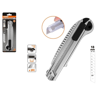 Product Φαλτσετα Shind Αλουμινιου Με 5 Λαμες 18mm (SHI-37552) base image