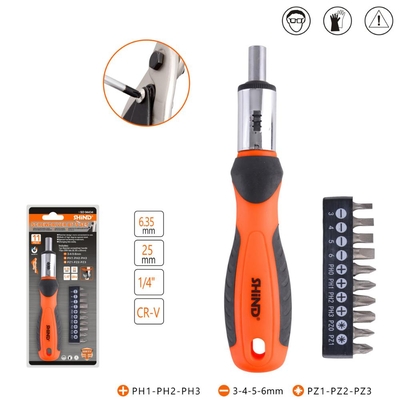 Product Κατσαβιδι Shind Σετ Καστανιας Με Μυτες 11 Τεμ. (SHI-94434) base image