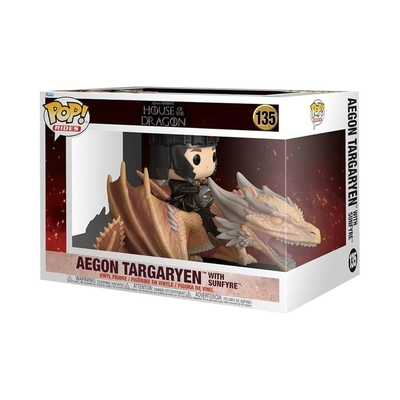 Product Funko Pop! Rides: House of the Dragon - Aegon Targaryen with Sunfyre #135 (FNK34605) base image