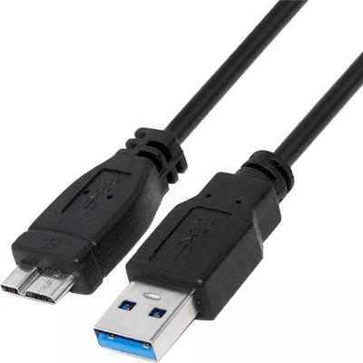 Product Καλώδιο USB MediaRange to Micro-B USB 3.0 Charge and Sync USB 3.0, 5 Gbps, 5W 1.8m, Black (MRCS240) base image