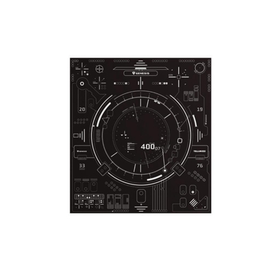 Product Χαλί Gaming Genesis Protective Tellur 400 Square HUD 110 x 100cm (NDG-2065) base image
