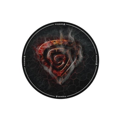 Product Χαλί Gaming Genesis Protective Tellur 400 Round Lava 100cm (NDG-2064) base image