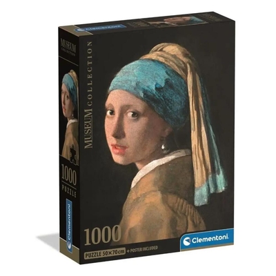 Product Παζλ Clementoni Museum Collection - Vermeer: Girl with Pearl Earring 1000pcs (39967) base image