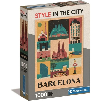 Product Παζλ Clementoni Style in the City Collection - Barcelona 1000pcs (39847) base image