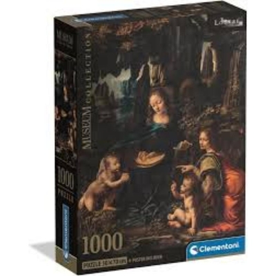 Product Παζλ Clementoni Museum Collection - Leonardo da Vinci: Virgin of the Rocks 1000pcs (39976) base image