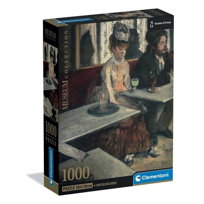 Product Παζλ Clementoni Museum Collection - Degas: Dans un Cafe 1000pcs (39974) base image