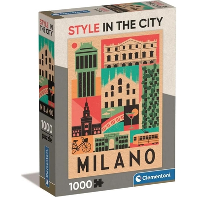 Product Παζλ Clementoni Style in the City Collection - Milan 1000pcs (39842) base image