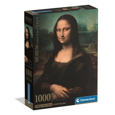 Product Παζλ Clementoni Museum Collection - Leonardo da Vinci: Mona Lisa 1000pcs (37094) base image
