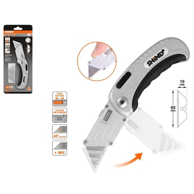 Product Αναδιπλουμενη Φαλτσετα Shind Αλουμινιου+5λα (SHI-37571) base image