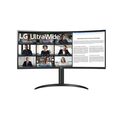 Product Monitor 34" LG 34WR55QK-B Ultrawide QHD HDR Curved base image