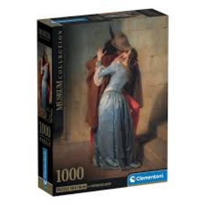 Product Παζλ Clementoni Museum Collection - Hayez: The Kiss 1000pcs (37064) base image