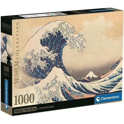 Product Παζλ Clementoni Museum Collection - Hokusai: The Great Wave off Kanagawa 1000pcs (39707) base image