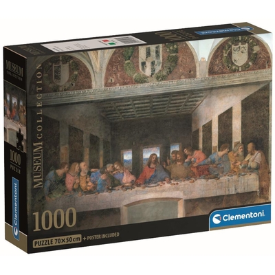 Product Παζλ Clementoni Museum Collection - Leonardo da Vinci: The Last Supper 1000pcs (39965) base image