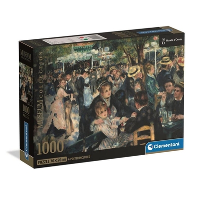Product Παζλ Clementoni Museum Collection - Renoir: Bal Du Moulin de la Galette 1000pcs (39971) base image