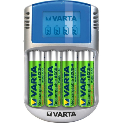 Product Φορτιστής Μπαταριών Varta LCD 12V USB 4 Μπαταρίες 2500 mAh Mignon AA base image