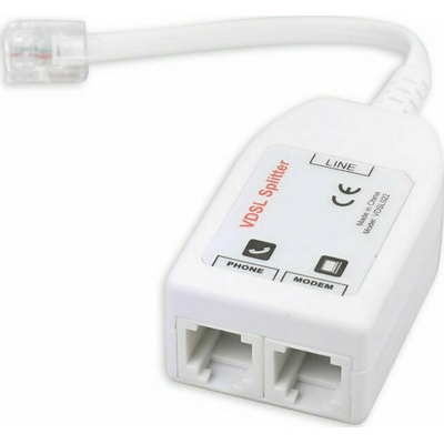 Product Τηλεφωνικό Φίλτρο Splitter + Filter VDSL for PSTN NET046 base image