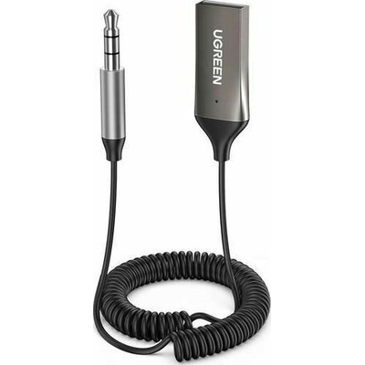 Product Bluetooth Αυτοκινήτου Ugreen CM309 5.0 Receiver USB Cable AUX Jack Black base image