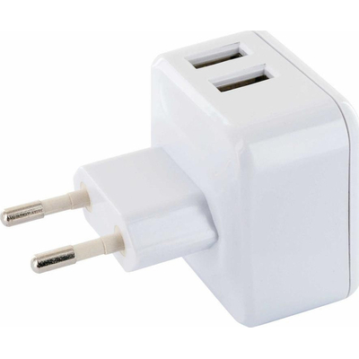 Product Φορτιστής Πρίζας Schwaiger 230V 2xUSB 2.0 A > 1xEurost. Typ C,w/g base image
