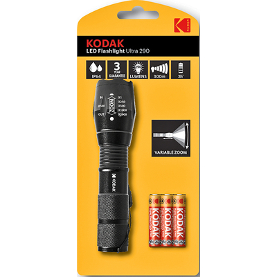 Product Φακός LED Kodak Ultra 290 3xAA (Περιλαμβάνει) base image