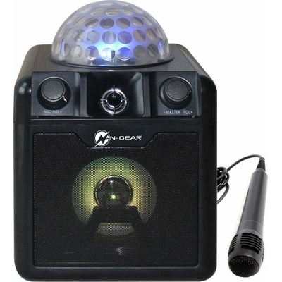 Product 50 Watt Ηχείο Bluetooth N-Gear Usb, Micro Sd Και Aux Καραόκε 2x Ενσύρματα Μικρόφωνα Μαύρο Disco Block 410 base image