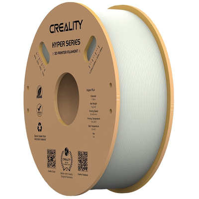 Product 3D Printer Filament Creality Hyper PLA White High Speed, 1 kg Spool1.75 base image