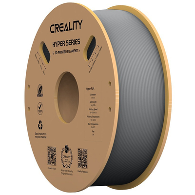 Product 3D Printer Filament Creality Hyper PLA Grey High Speed, 1 kg Spool1.75 3301010340 gray base image