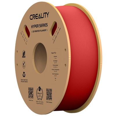 Product 3D Printer Filament Creality Hyper PLA Red High Speed, 1 kg Spool1.75 base image