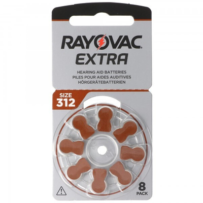 Product Μπαταρίες Ακουστικών Βαρηκοΐας Rayovac Extra (8τμχ) base image