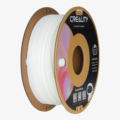 Product 3D Printer Filament Creality CR-PLA Matte Gypsum White, 1 kg Spool,1.75mm (3301010296) base image
