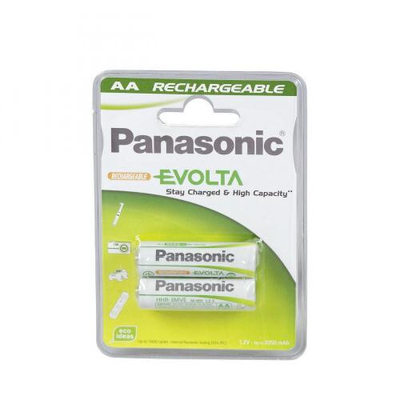 Product Μπαταρία Επαναφορτιζόμενη Panasonic Evolta AA P6E/2BC | Mignon base image